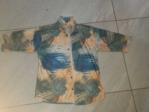 Unique Patterned Button-Down Shirt
