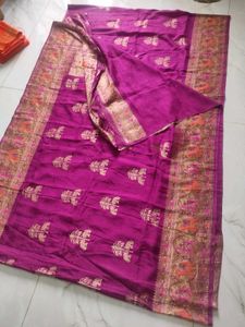 Weaving mistake Tussar Silk Saree