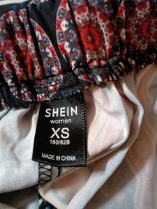 Boho Print Tie-Waist Pants