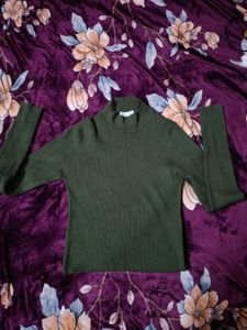 Olive High Neck