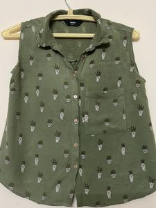 Green Tank Top For Ladies