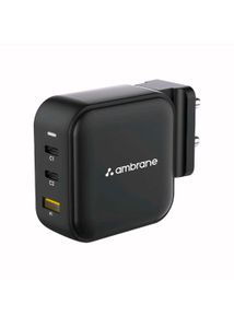 Ambrane GaN charger (RAAP G65, 65W, Black)