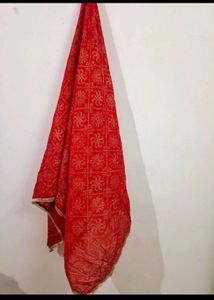Rajasthani Red Anarkali Set