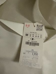 ZARA White Halter top with Tag