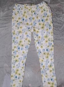 Floral Print Slim Jeans