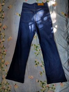 Dark Blue Flared Jeans