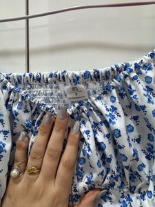 Floral Print Crop Top