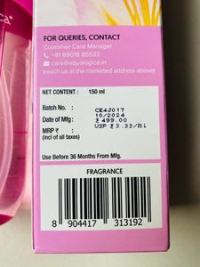 Aqualogica Dewy Floral Kiss Body Mist