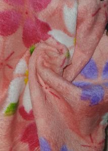 Purple &amp; Black Plush handkerchief