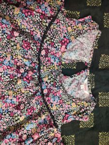 Floral Cold Shoulder Top