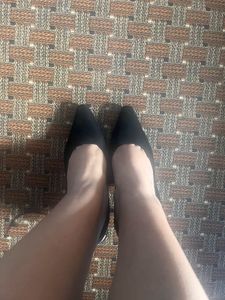 Black Slingback Heels