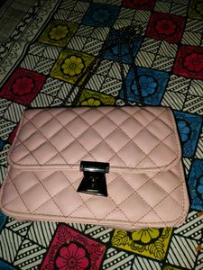 Quilted Pink Shoulder Bag