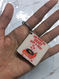 Heart Skip Beat Keychain