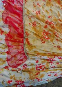 Heavy Ethnic Gown And Dupatta