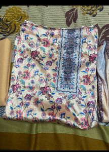 Floral Print unstich suit