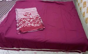 Pakistani Printed Rayon Suite With Cotton Dupatta