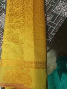 Golden Weave Saree