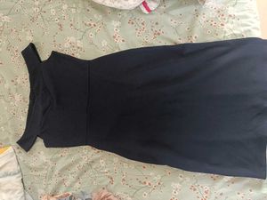 Elegant Navy Bodycon Dress