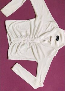 Pretty Little Things White Crop Top