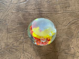 Rare Vintage Glass Paperweight