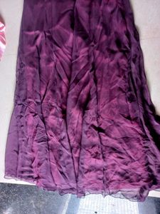 Wine Bow Gown