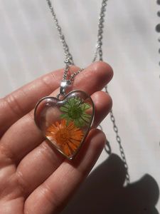 Real Flower Pendant