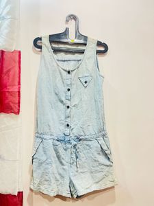 Denim Beautiful Romper