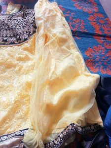 Embroidered Yellow Kurta