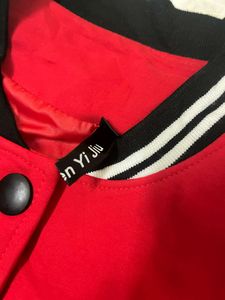 Long Varsity Jacket Dress