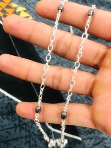 Pure Silver Payal Pair