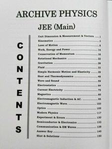 FIITJEE : Archive Physics For JEE MAINS