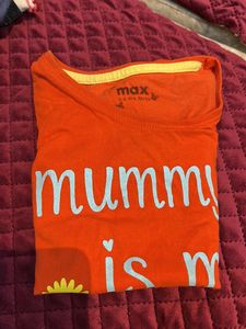 2-3 Year Old Top For Girl-three Tshirts