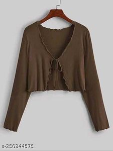 Brown Colour Shrug
