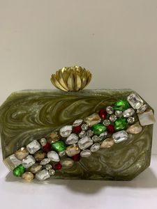 Stone Clutch With Sling