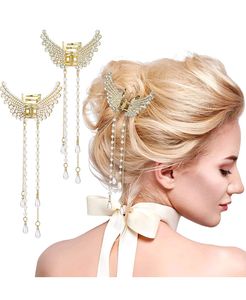 Pearl Studed Clutch/ Butterfly