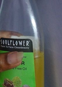 Soulflower Cold Pressed Castor Oil (50% Used)