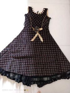 Black Golden Frock