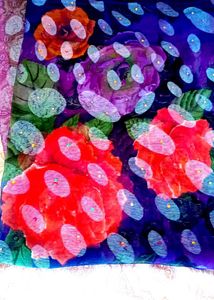Floral Print Saree