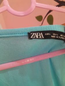Cute Blue Crop Top