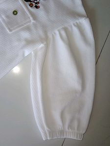 Cute White shirt for 10-14 year girls
