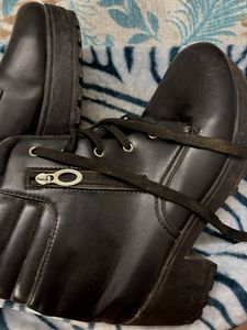 Black Leather Boots
