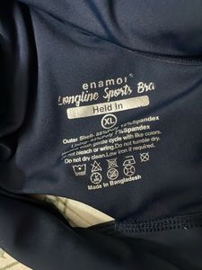 Navy Blue Sports Bra