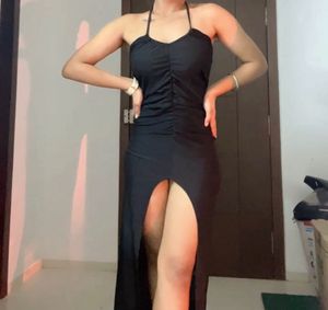 Strapless Black Bodycon Dress