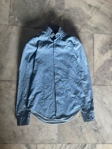 Zara Man Denim Shirt  Button Down
