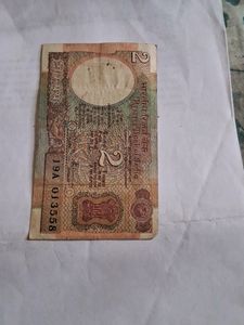 Original Old 2 Rupees Note