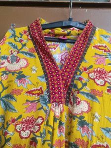 Floral Print Kurta Set