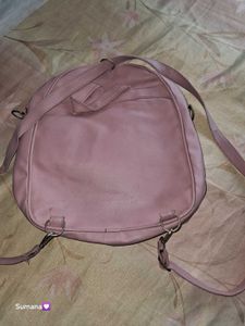 Pink Polka Dot Backpack