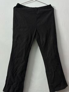 black stripped pants