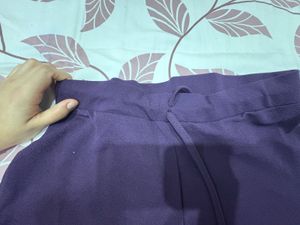 Roadster Purple Parallel Wide Leg Lounge Pants