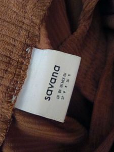 Corduroy Jumpsuit with Belt